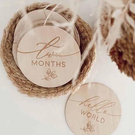 【 Lion + Lamb the Label 】WOODEN MILESTONE SET - FERN