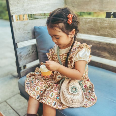 予約【babytoly×lana】blossom flower bag