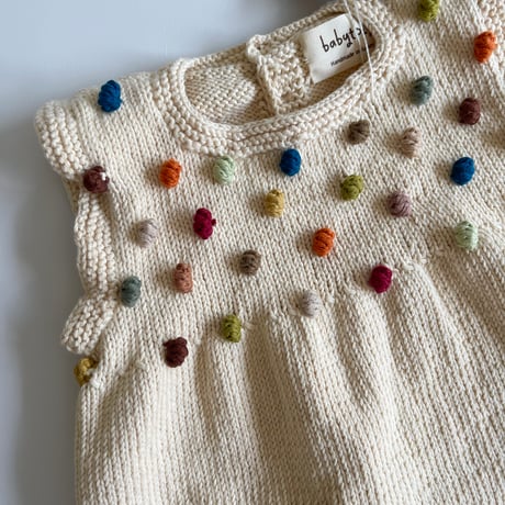 【babytoly】 rainbow popcorn dress
