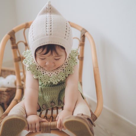 予約【babytoly】Happy Moon Crochet Collars