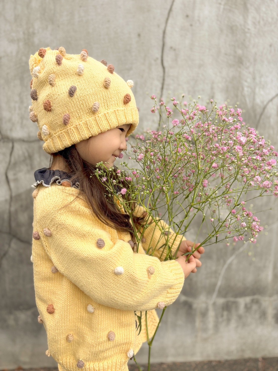 babytoly】original color popcorn beanie | lana