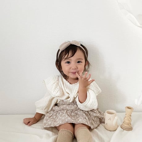 予約【babytoly】seed head bow