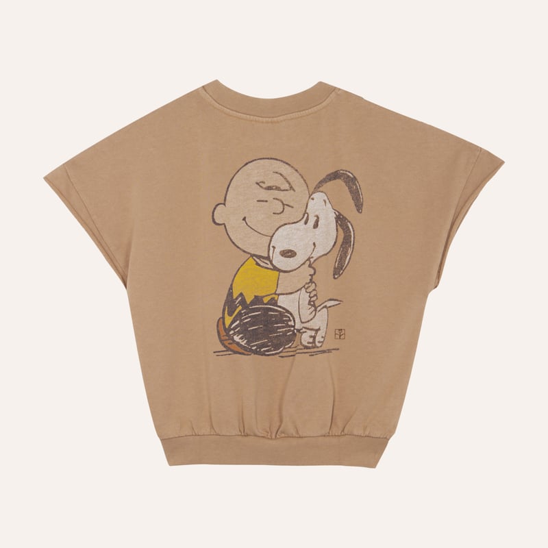the campamento】SNOOPY AND CHARLIE HUG VEST | lana