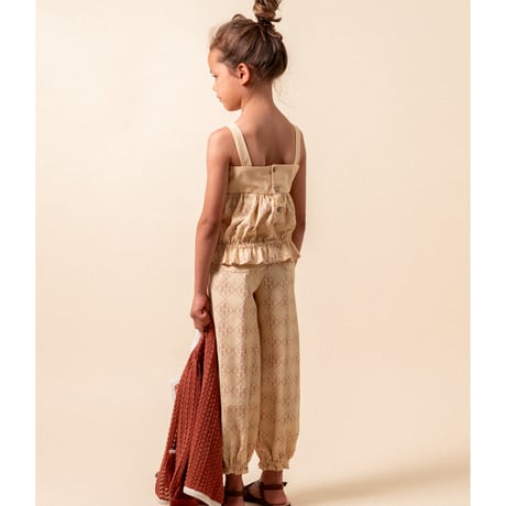 【birinit】Castelflorite long baggy pants girl