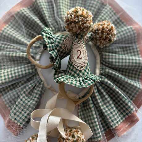 【kruhitkalove】Party hat / check