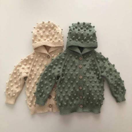 予約【babytoly 】 popcorn hoodie /confetti