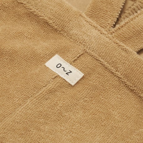 【organic zoo】Wheat Terry Cropped Dungarees