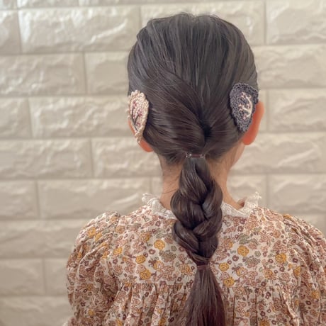 【Little Cotton Clothes】 Crochet Hair Clip Flower Trio