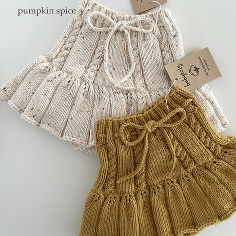予約【babytoly】ivy skirt   (confetti yarn)
