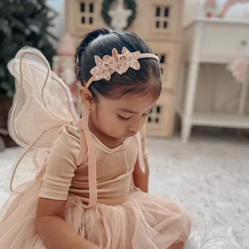 kruhitkalove】pinkgold glitter wings | lana