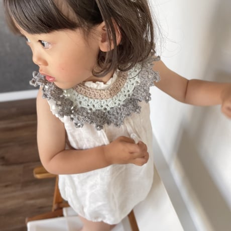 予約【babytoly】Happy Moon Crochet Collars