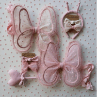 【kruhitkalove】Pink Wings with hearts