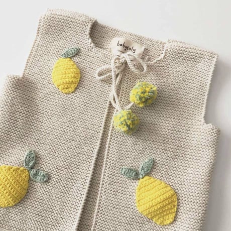 予約【babytoly】felice lemons vest