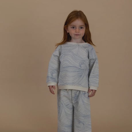 【organic zoo】Seascape Wide Leg Pants Undyed