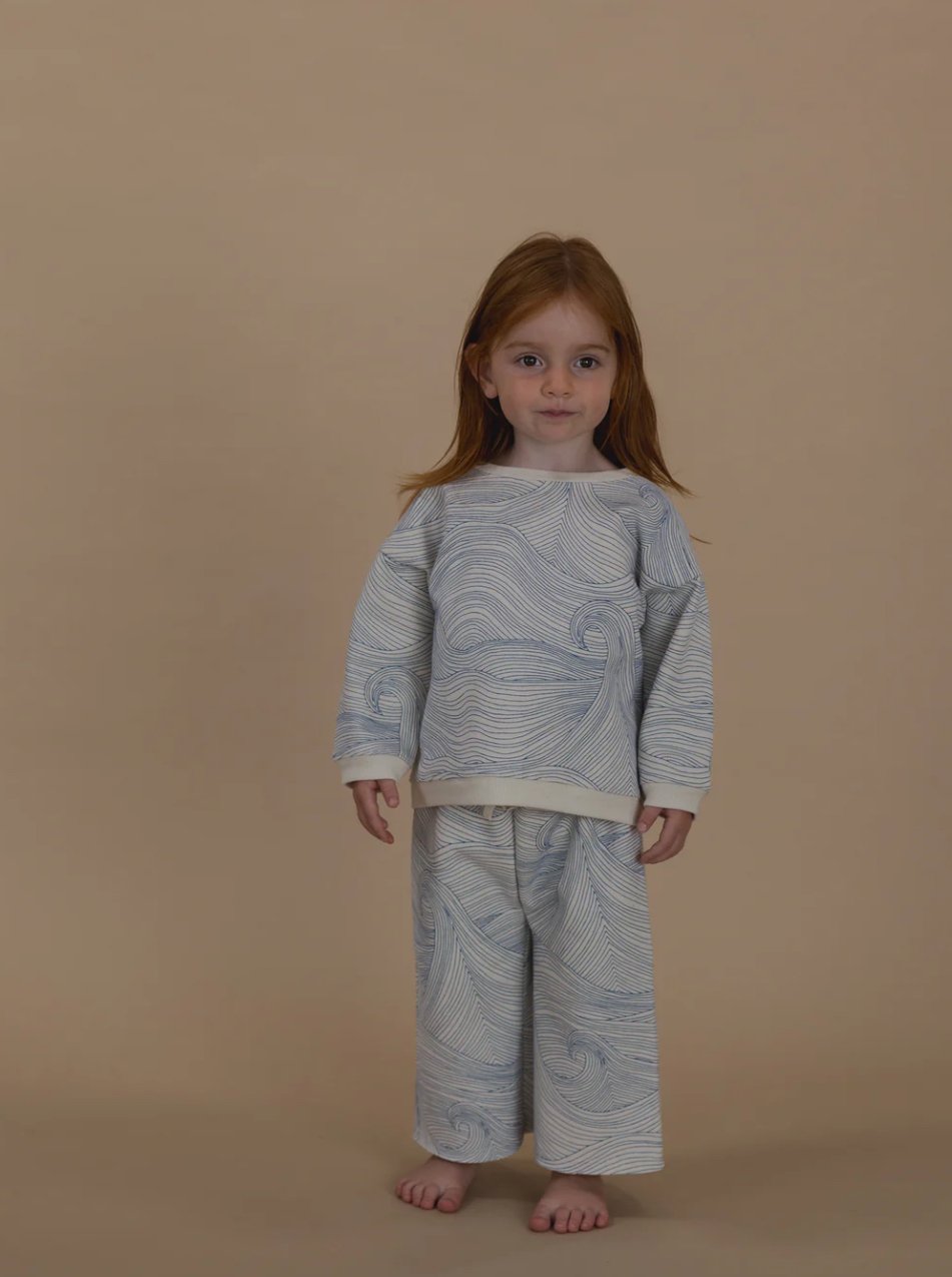organic zoo 2-3y ストライプ　セットアップ　ライトブルー organic zoo 2-3y ストライプ セットアップ ライトブルー Co-ord Sets