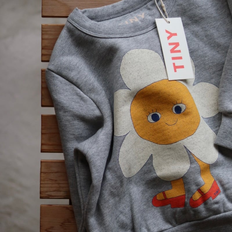 TINYCOTTONS】FLOWER GRAPHIC SWEATSHIRT *medium