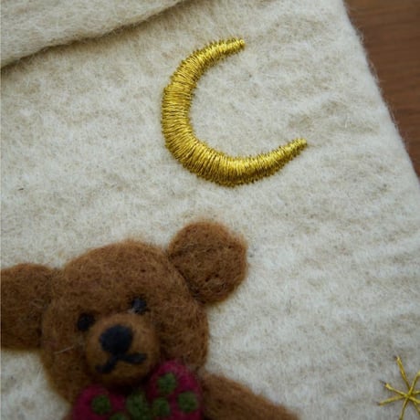 予約【Shirley Bredal】Teddy Bear Stocking / Cream White