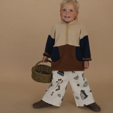 【organic zoo】Clover Wide Leg Pants Undyed