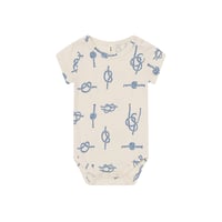 【organic zoo】Sailor Knots Short Sleeve Bodysuit