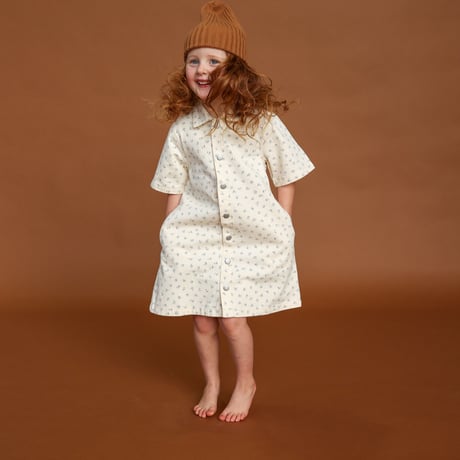 【grown】Collar Dress - Garden