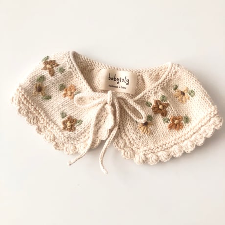 予約【babytoly】FLORAL COLLAR
