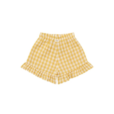 【organic zoo】Honeycomb Gingham Frill Shorts
