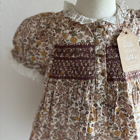 【Little Cotton Clothes】Elizabeth Dress - Yarrow Floral