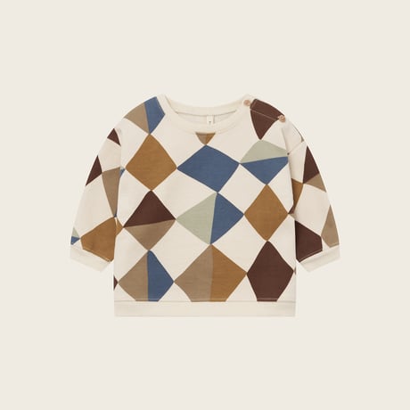 【organic zoo】Kite Patchwork Sweatshirt Undyed