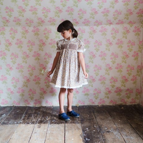 【Little Cotton Clothes】Elizabeth Dress - Yarrow Floral