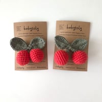 【babytoly 】 crochet clip/cherry clip