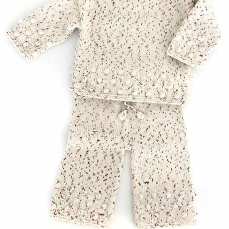 予約【babytoly 】comfy popcorn pants/confetti