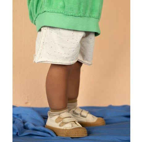 【nixnut】Basic Short/Ecru Speckle