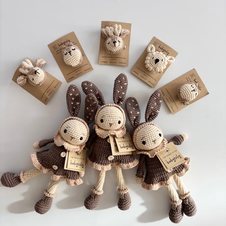 【babytoly】Crochet Toy Mimi Bunny