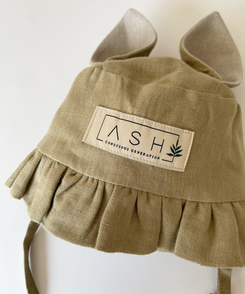 ASH GENERATION】pistachio squirrel hat（wavy） |