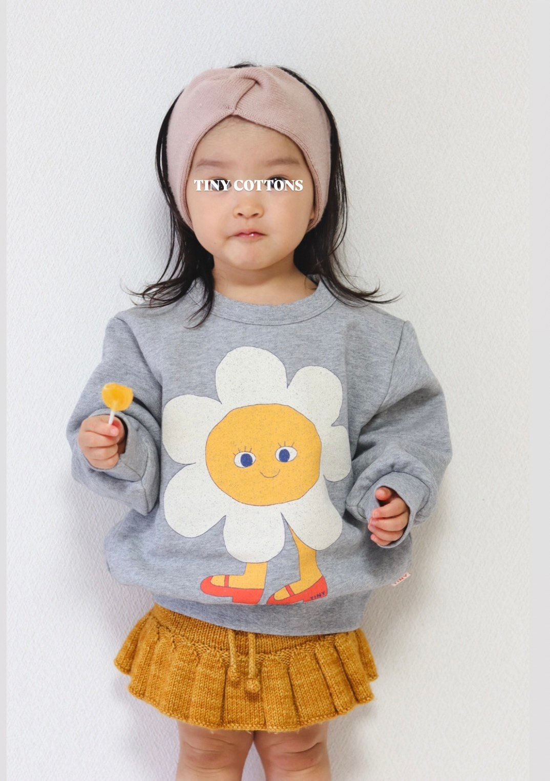 TINYCOTTONS】FLOWER GRAPHIC SWEATSHIRT *medium