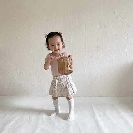 予約【babytoly】ivy skirt   (confetti yarn)