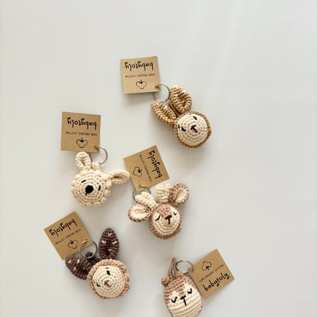 【babytoly×lana 】 Crochet handmade keychains