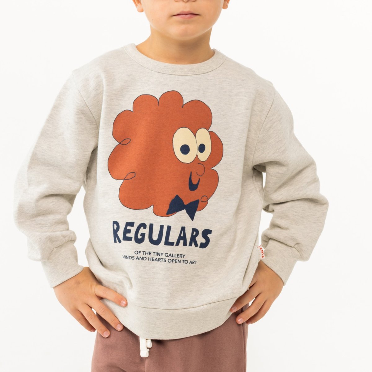 【TINYCOTTONS】REGULARS SWEATSHIRT *light grey heather* 【TINYCOTTONS】REGULARS SWEATSHIRT *light grey heather*