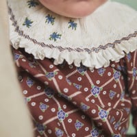 【birinit】Juliana smocked romper baby