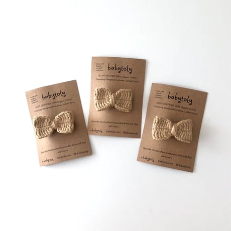 予約【babytoly 】 crochet clip/ribbon
