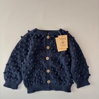 【babytoly 】 popcorn cardigan /navy