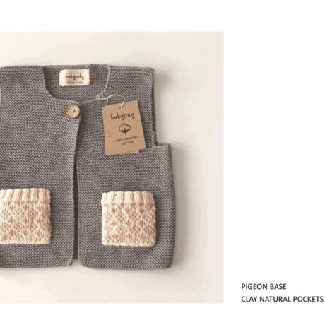 予約【babytoly】folk vest
