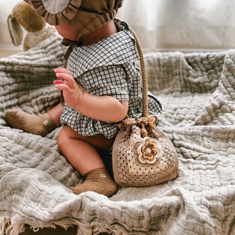 予約【babytoly×lana】blossom flower bag