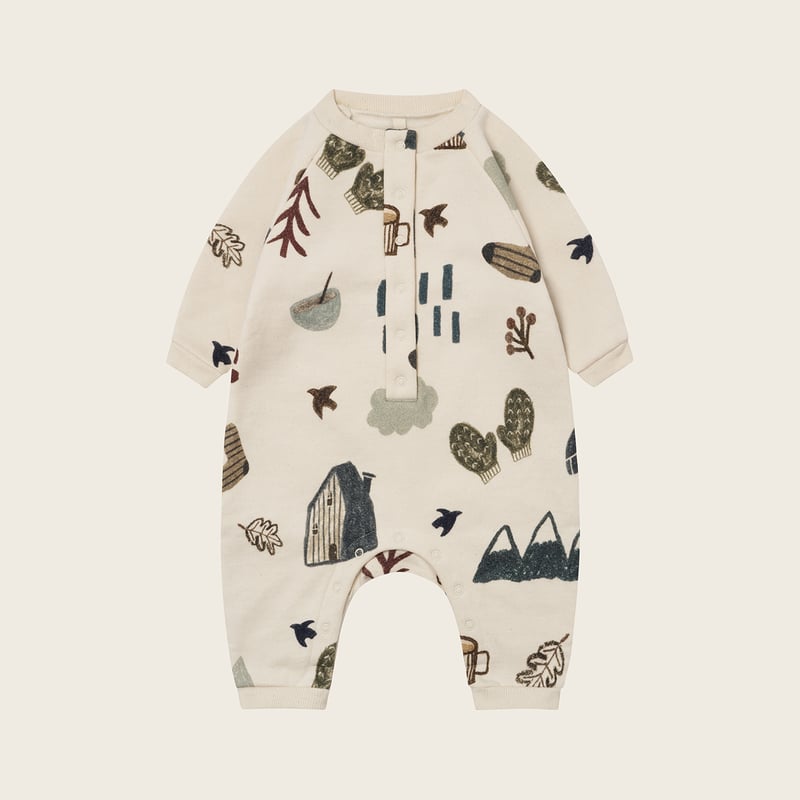 organic zoo 1-2yまとめ売り organic zoo】Cosy Wild Onesie Undyed | lana