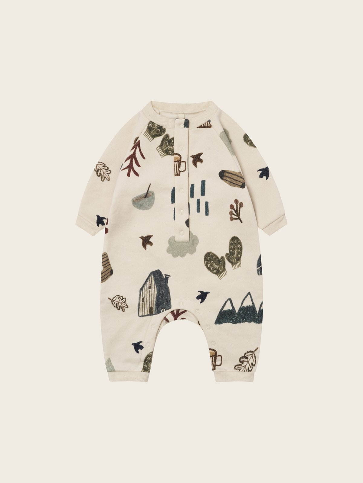 organic zoo】Cosy Wild Onesie Undyed | lana