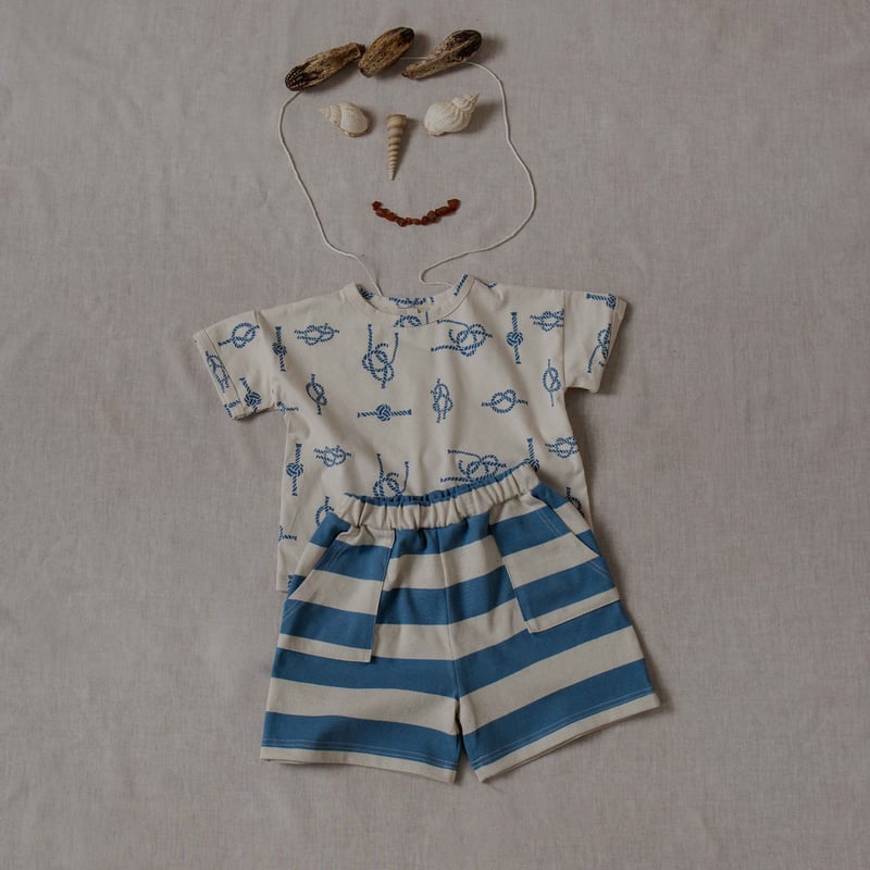 organic zoo】Sailor Knots Boxy T-Shirt | lana