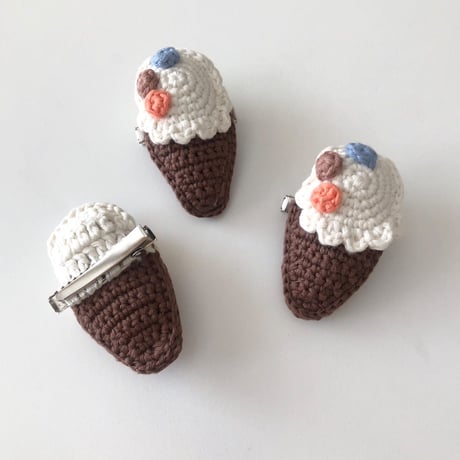 【babytoly 】 crochet clip/ice cream