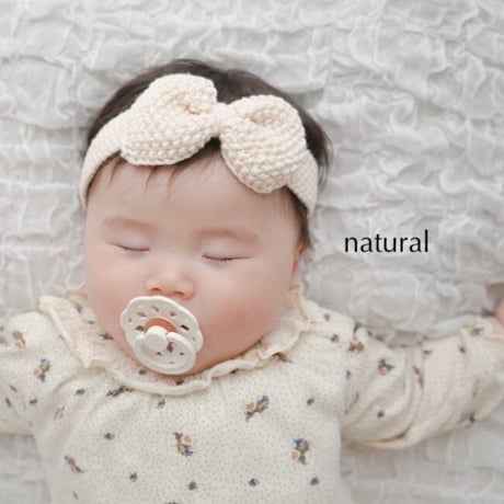 予約【babytoly】seed head bow