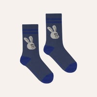 【the campamento】RABBIT BLUE KIDS SOCKS