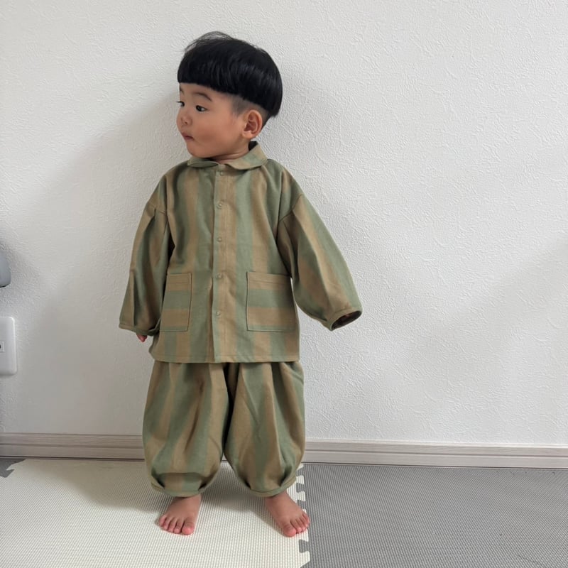 organic zoo】Woodland Stripes Lodge Pants | lana